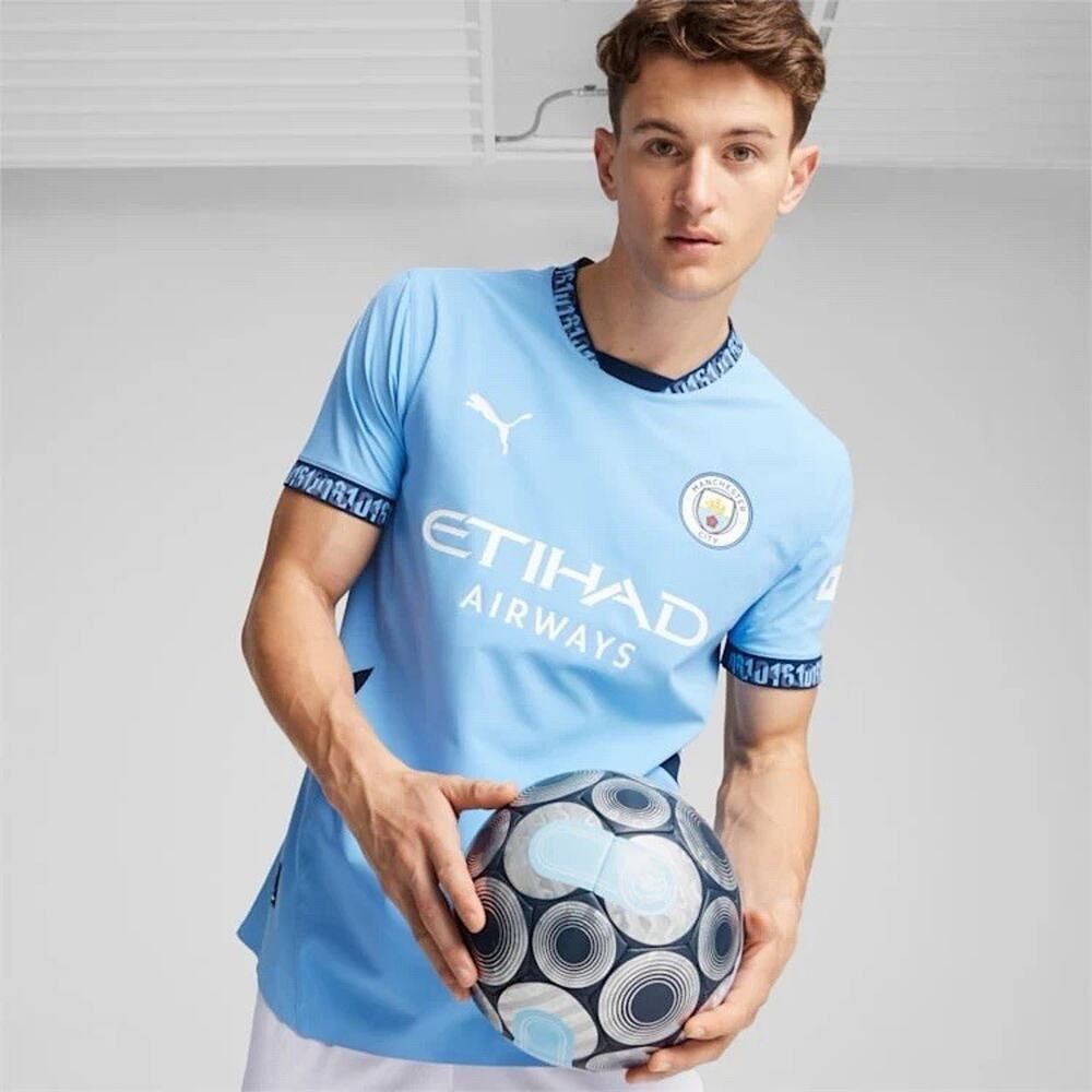 Manchester City Puma 2024/25 Mens Authentic Home Jersey Large 775050-01 NWT - Picture 3 of 10